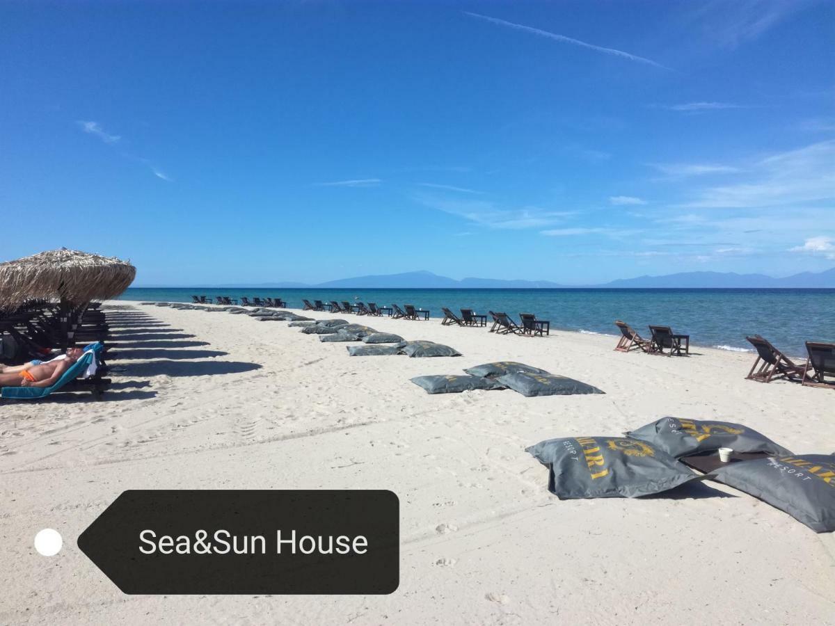 הוילה Nea Kallikrateia Sea & Sun House מראה חיצוני תמונה